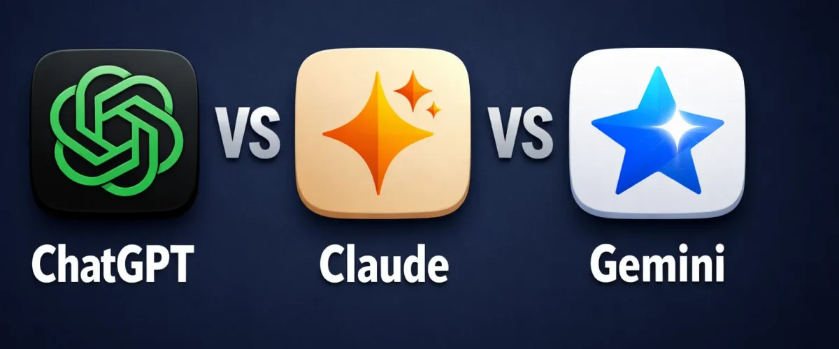 ChatGPT vs Claude vs Gemini — porównanie AI 2026